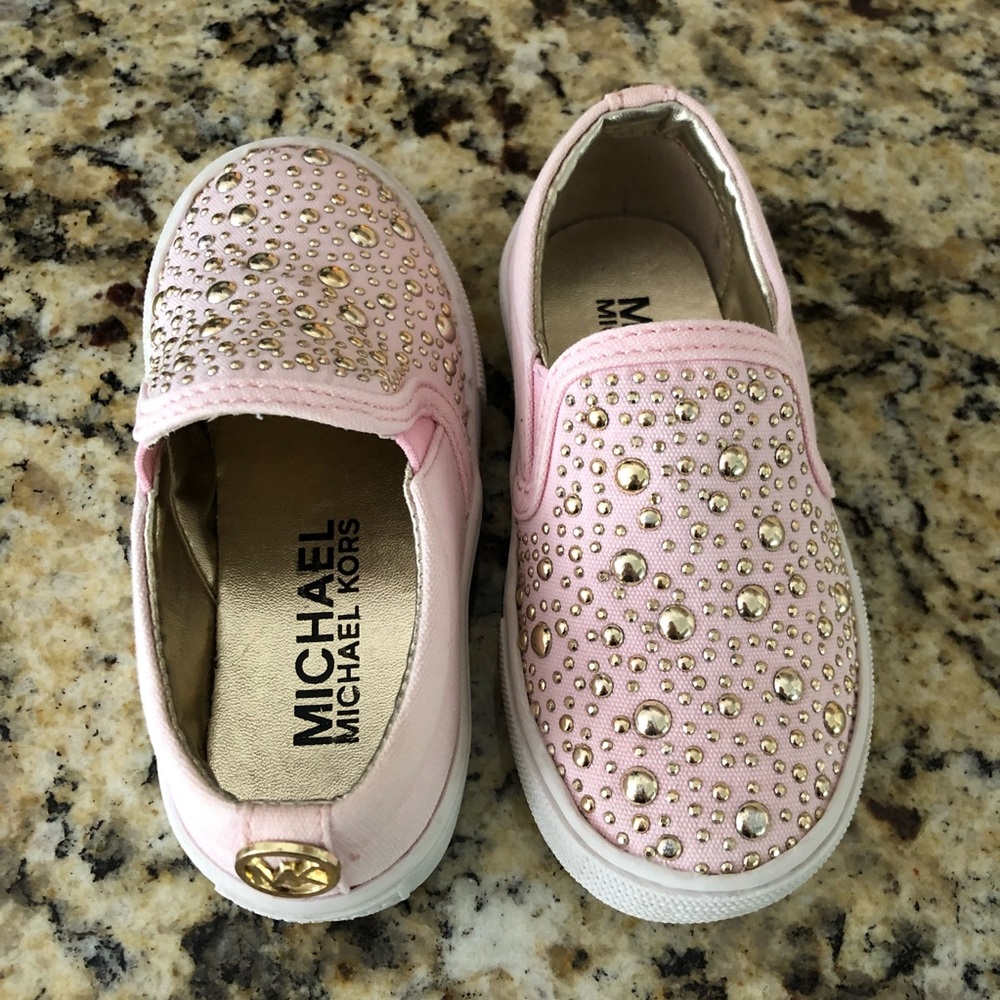 GUC Michael Kors girl slide on sneakers size 6